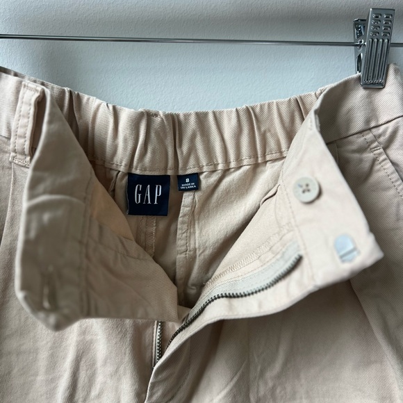 GAP Tan Bermuda Shorts Relaxed Fit Cotton Blend - Picture 3 of 7
